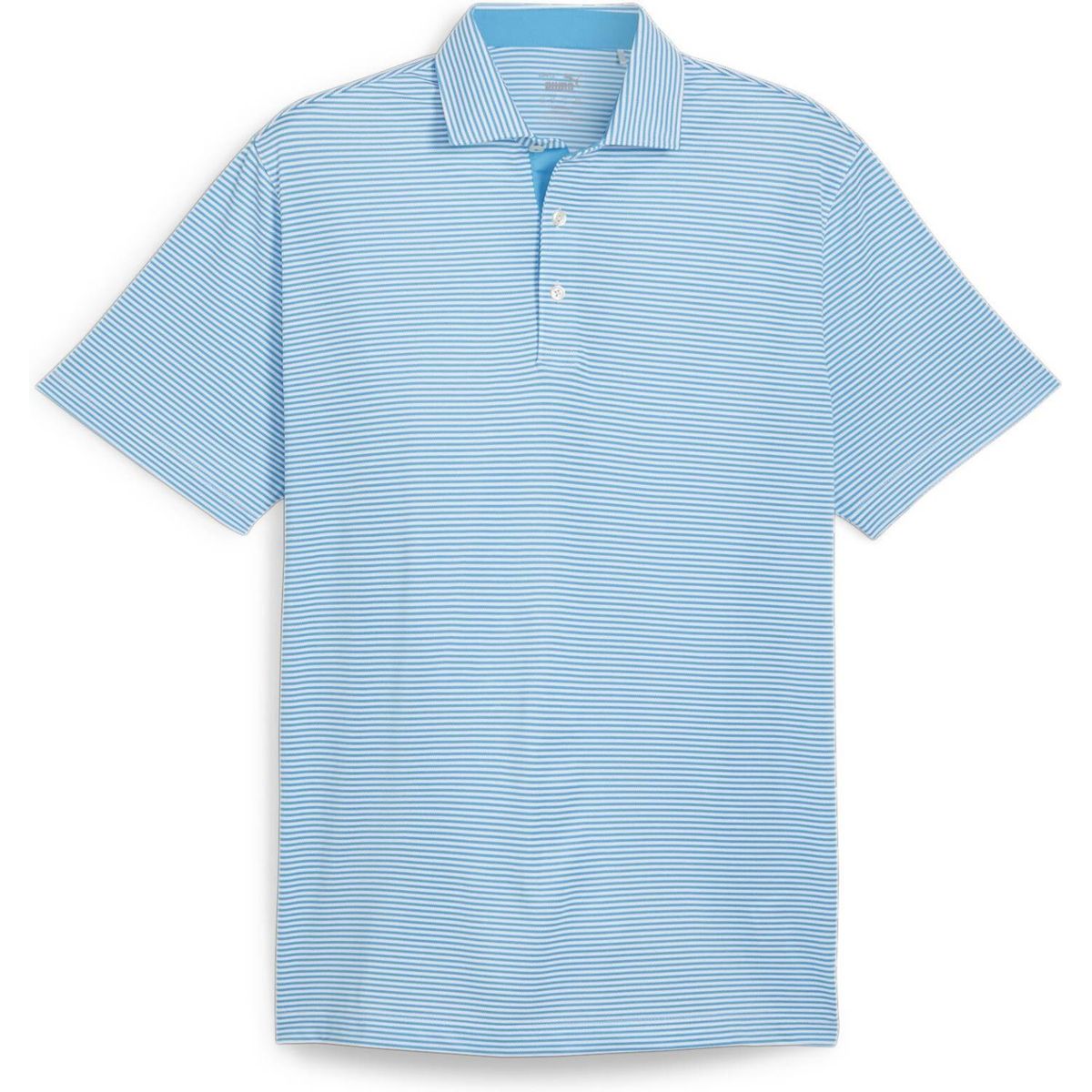 Puma Isle Pique (2024) Herre Poloshirt - Aqua Blue/White Glow - Str. XXL