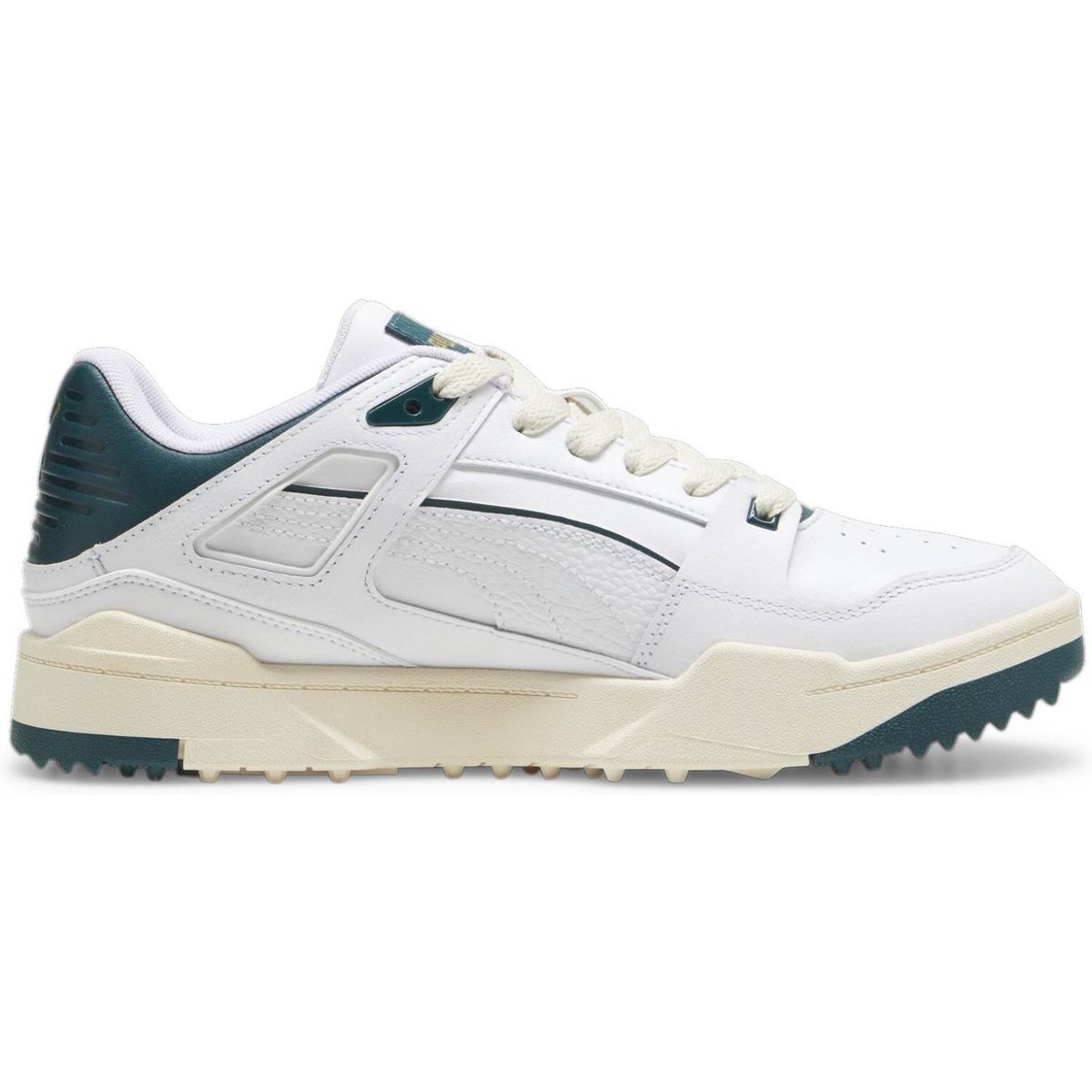 Puma Slipstream G Vandtætte Golfsko Uden Spikes - Puma White/Varsity Green - Str. 40 1/2 Normal