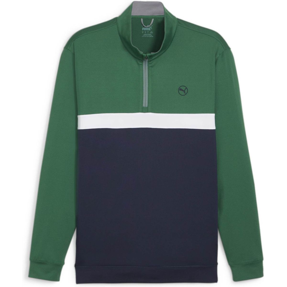 Puma Pure Colorblock (2024) Herre Pullover - Vine/Deep Navy - Str. XXL