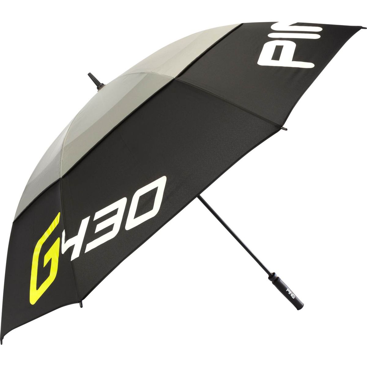 Ping G430 Double Canopy Paraply - Black/White/Lime