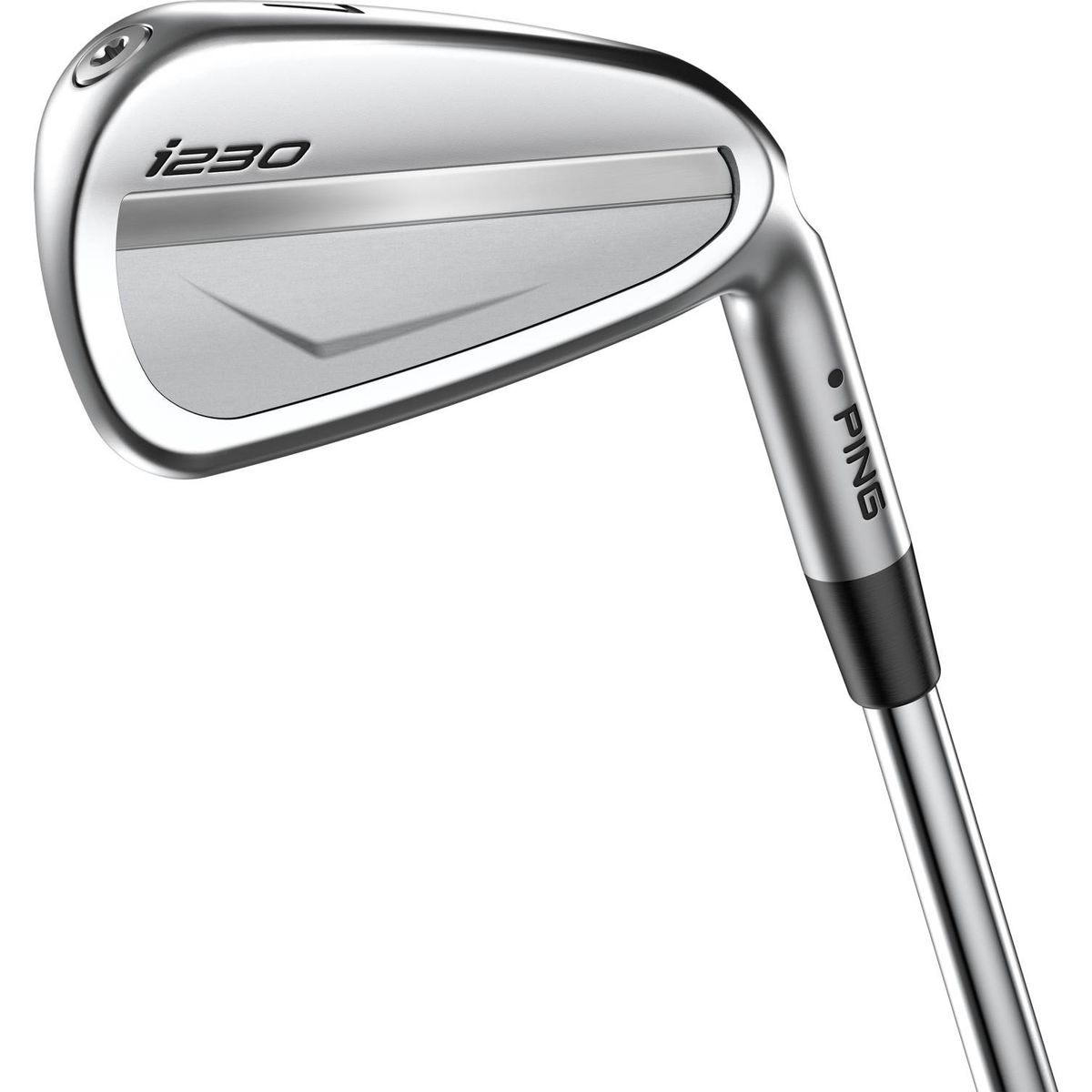 Ping I230 Herre Jernsæt - Chrome - Højre - 4-9, PW - Ping AWT 2.0 Stiff Stål