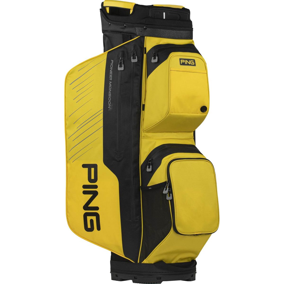 Ping Pioneer Monsoon Vandtæt Vognbag - Yellow/Black