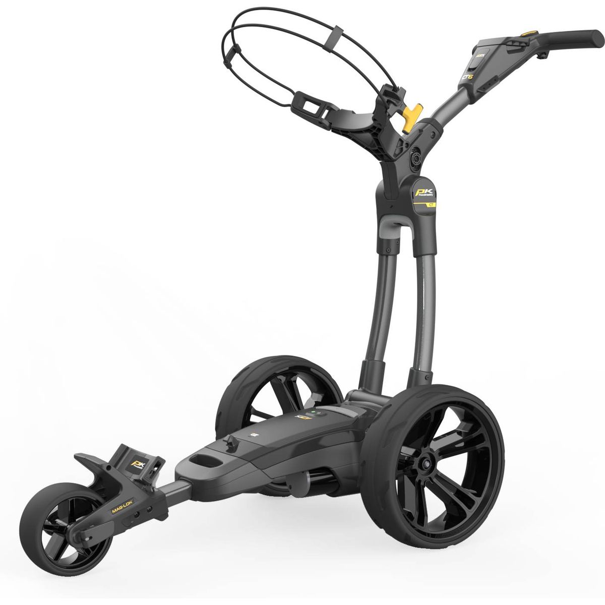 PowaKaddy CT6 EBS Elektrisk golfvogn - Sort - 260Wh, 29.6V (36 Huller)