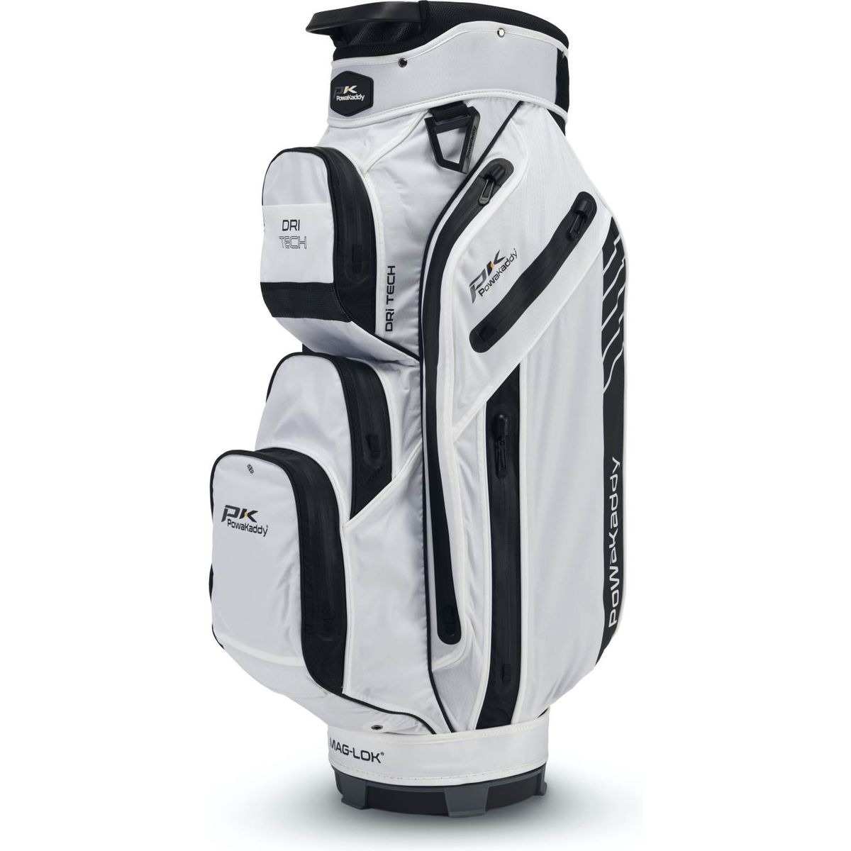 PowaKaddy Dri Tech MagLock Vandtæt Vognbag - White/Black