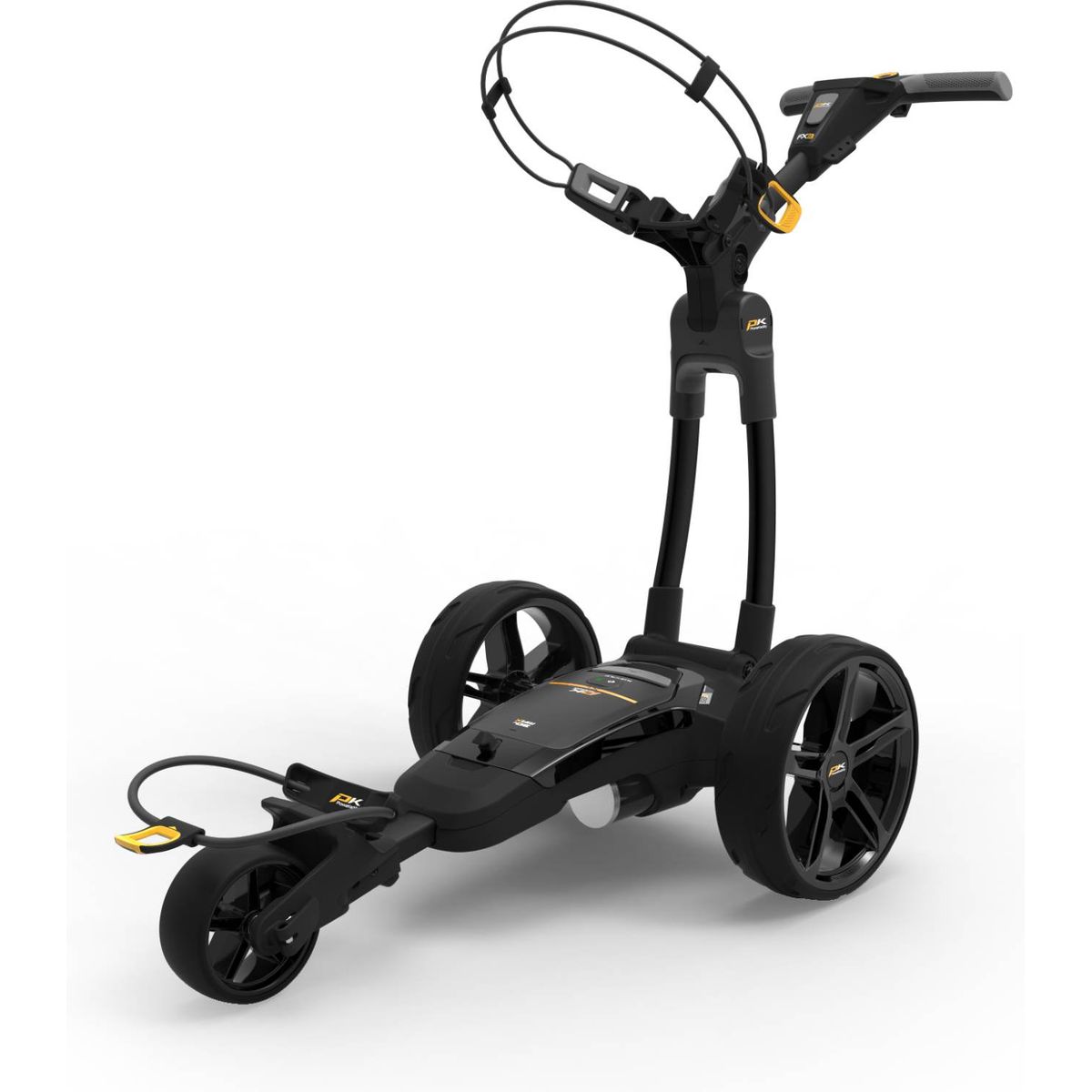 PowaKaddy FX3 EBS Elektrisk golfvogn - Sort - 220Wh, 29.6V (18 Huller)