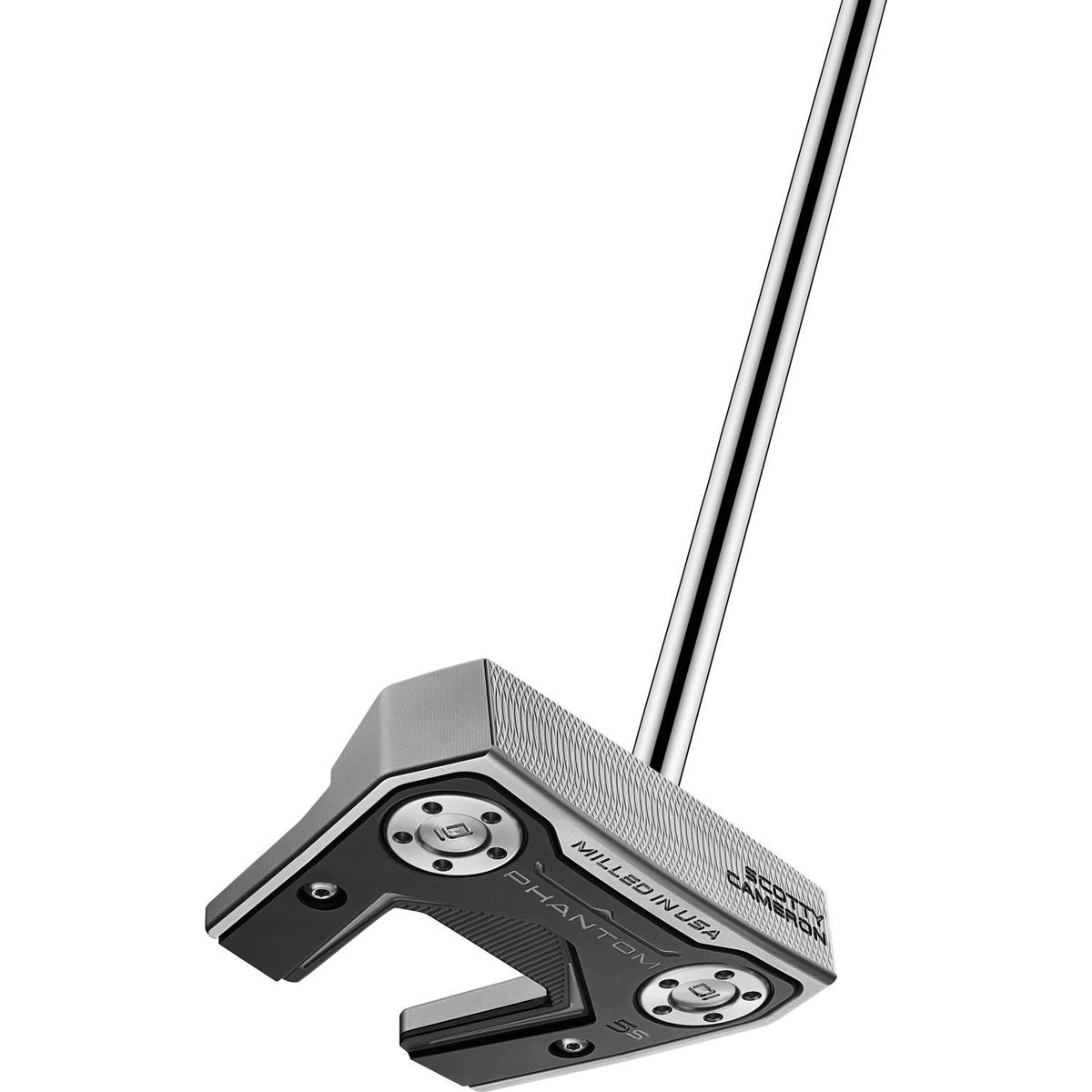 Scotty Cameron Phantom 5S Straight Neck Putter - Chrome - Højre - Str. 35" - Scotty Cameron Full Contact (2024) Standard Sort