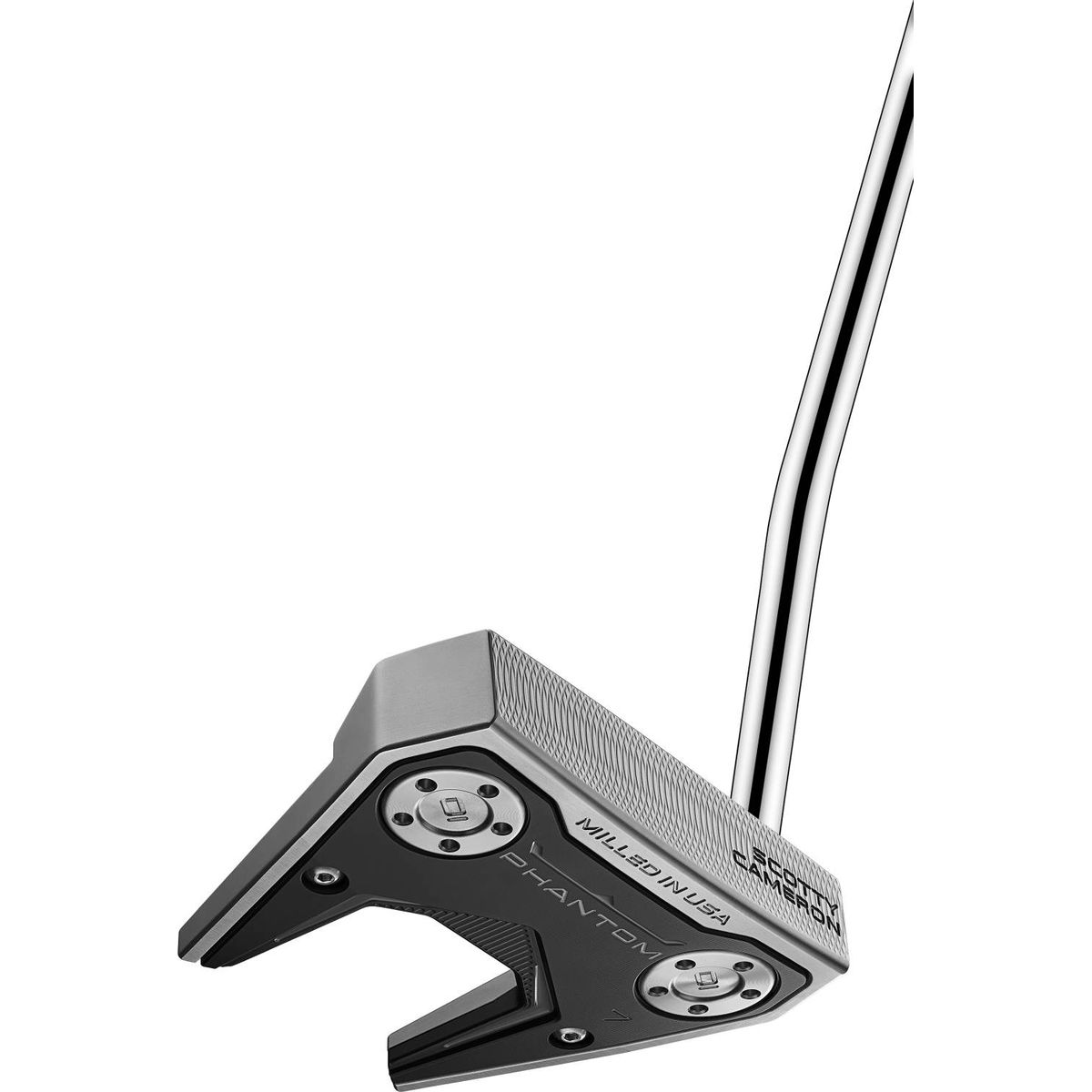 Scotty Cameron Phantom 7 Single Bend Neck Putter - Chrome - Højre - Str. 33" - Scotty Cameron Full Contact (2024) Standard Sort