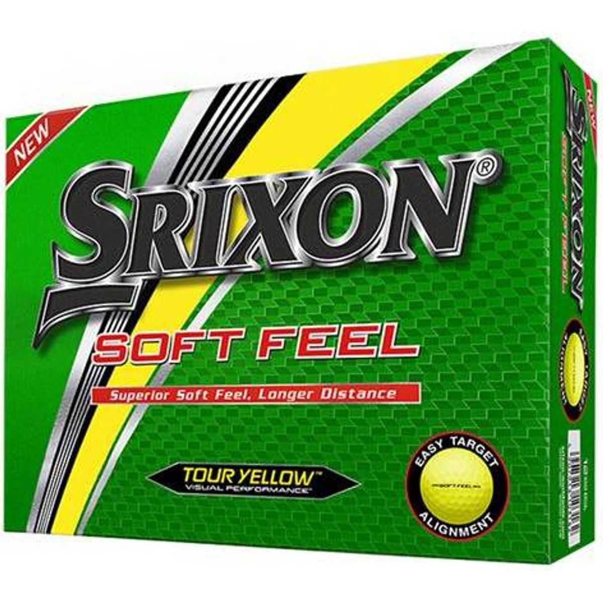 Srixon Soft Feel (2022) Golfbolde - Gul