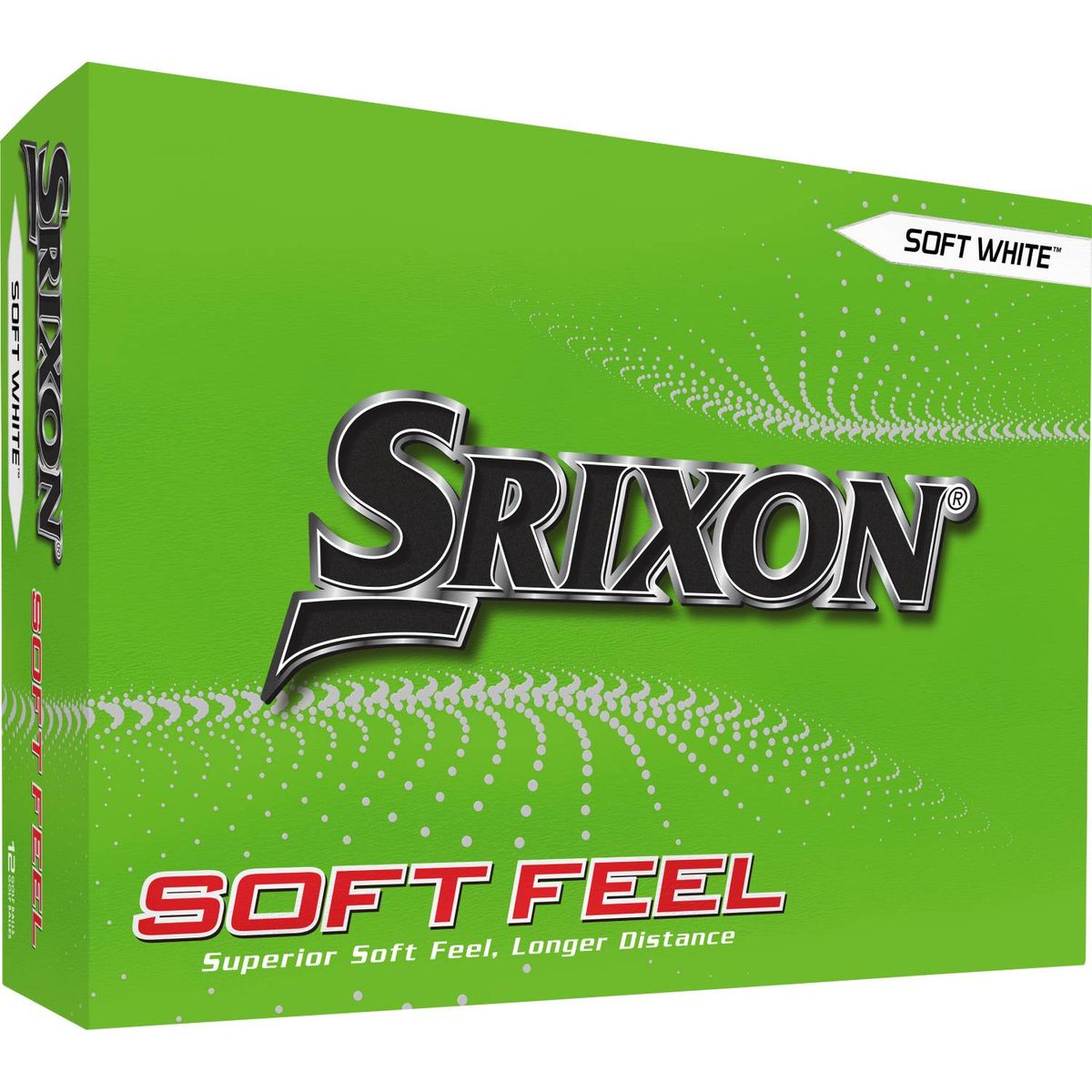 Srixon Softfeel (2023) Logobolde - Hvid