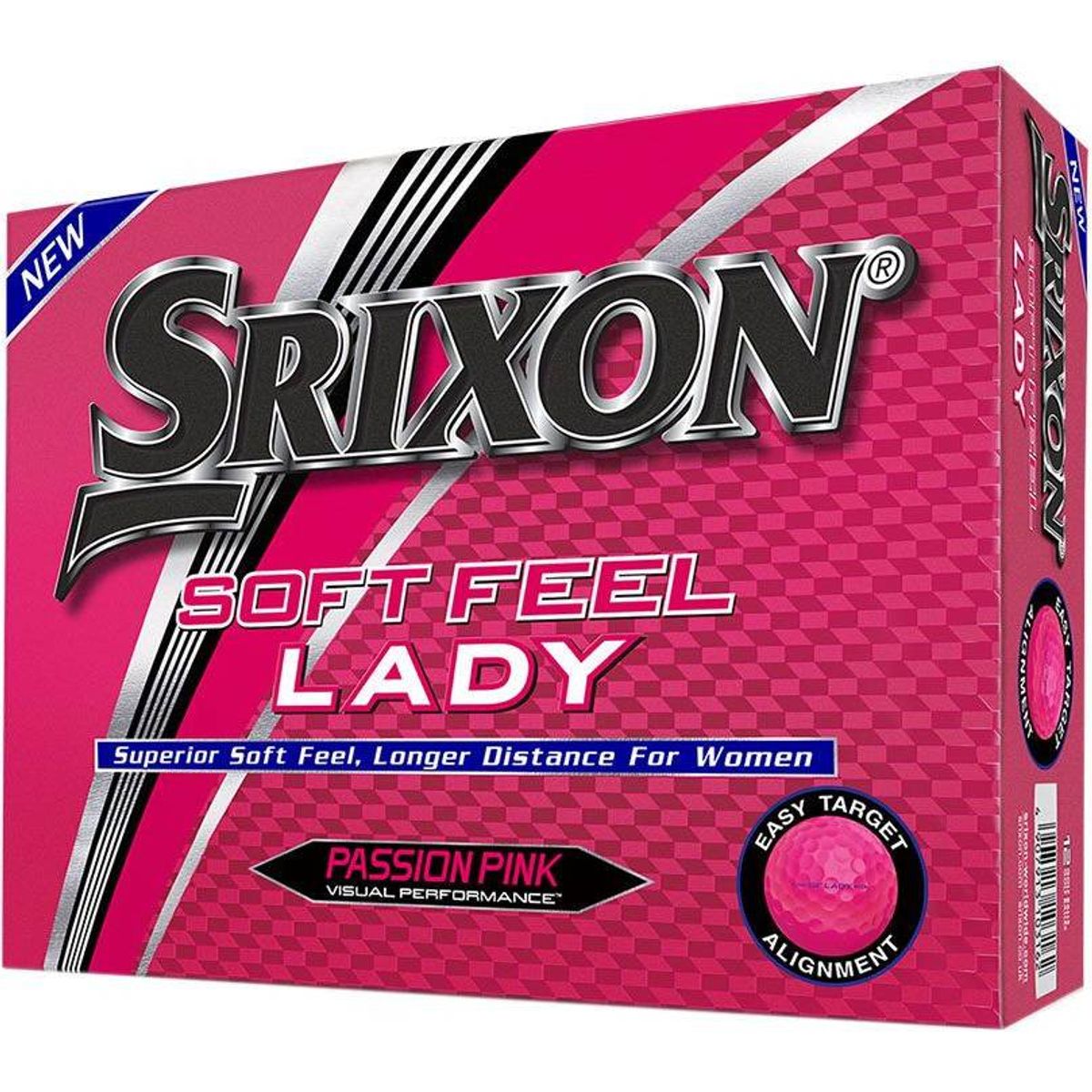 Srixon Softfeel Lady Dame Golfbolde - Pink