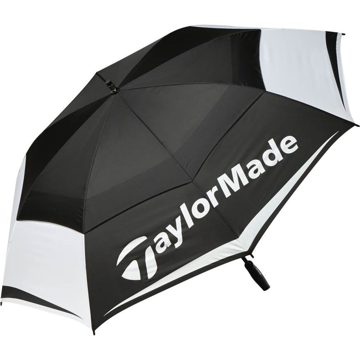 Taylormade Double Canopy 64" Paraply - Black/White/Grey