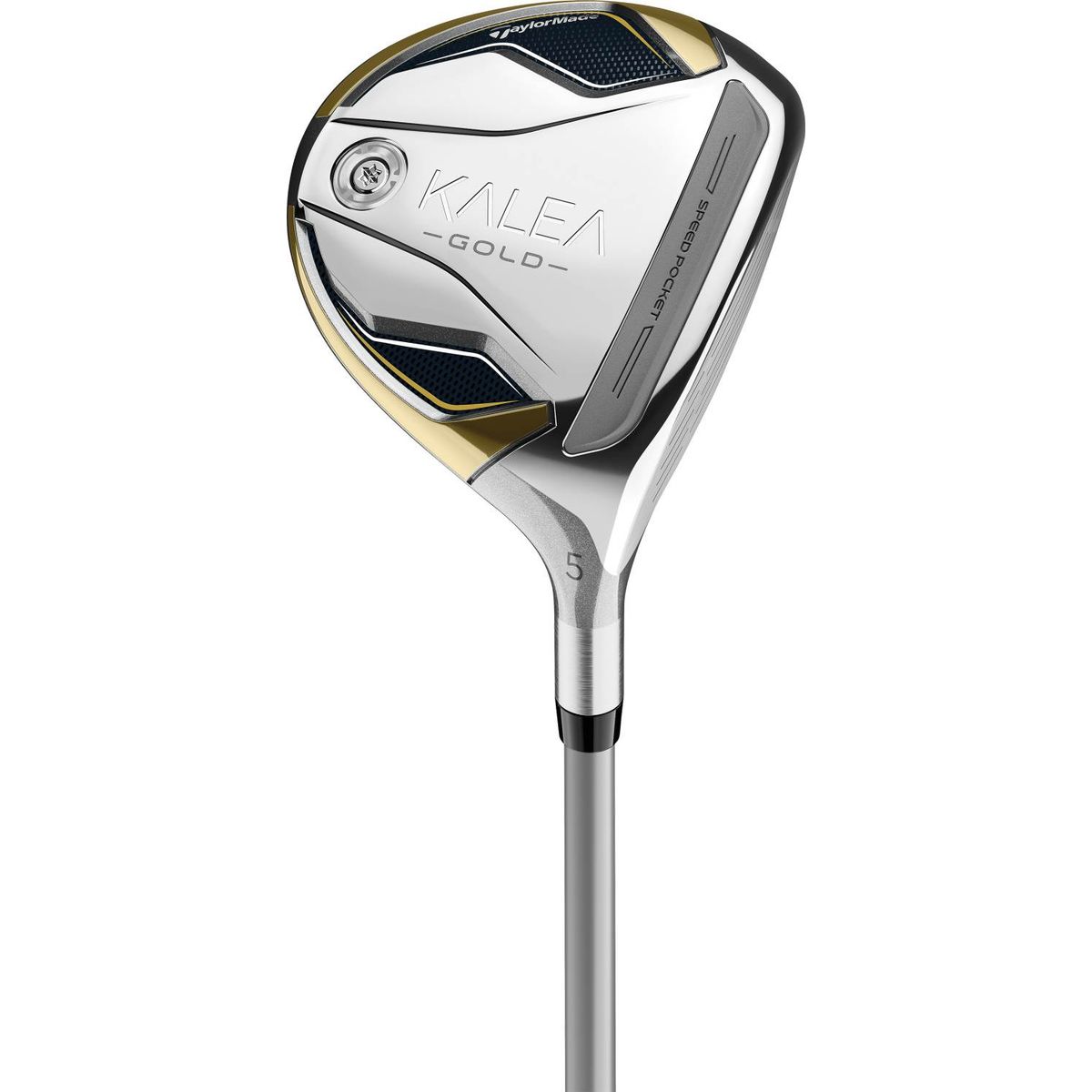 Taylormade Kalea Gold Dame Fairwaykølle - Navy/Gold - Højre - 16.0° (3 Kølle) - Taylormade Kalea Gold Ultralight 40 Dame Grafit