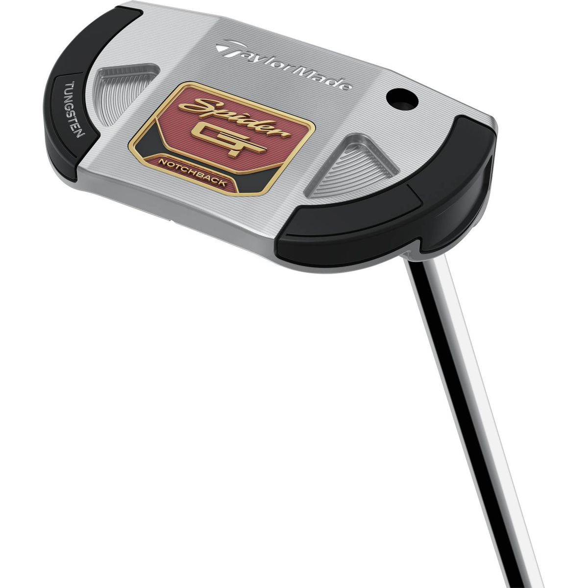 Taylormade Spider GT Notchback Slant Neck Herre Putter - Silver - Højre - Str. 34" - Taylormade Pistol GTR 1.0 (2023) 1.0 Sort/Rød