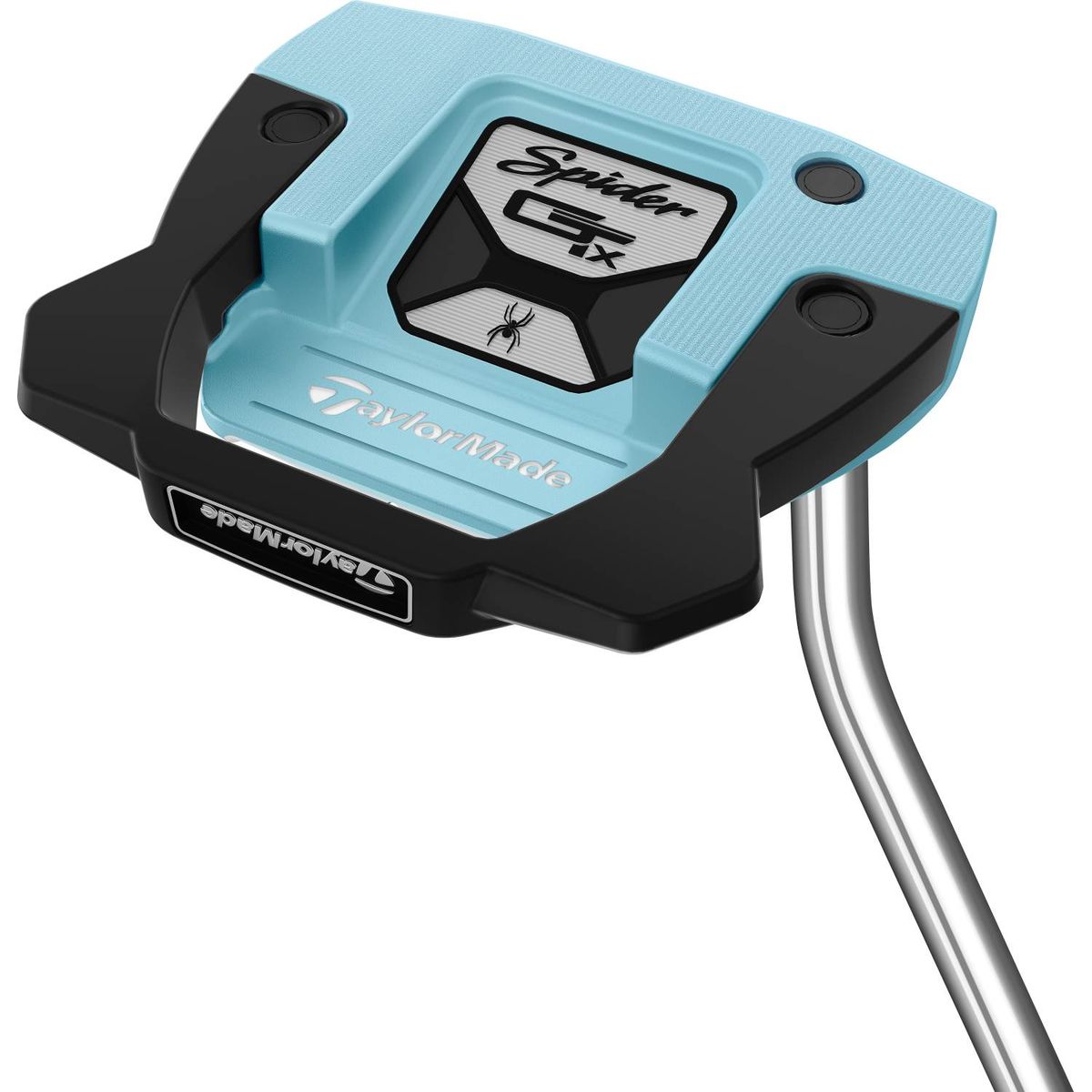 Taylormade Spider GTX Single Bend Neck Dame Putter - Lyseblå - Højre - Str. 33" - Taylormade Pistol GTR 1.0 (2023) 1.0 Grå/Hvid