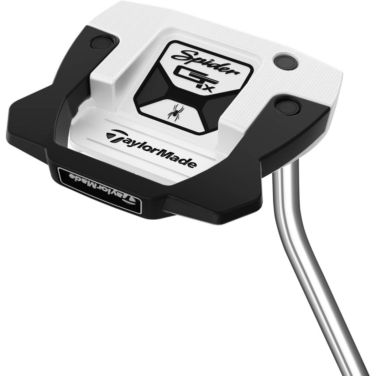 Taylormade Spider GTX Single Bend Neck Herre Putter - White - Højre - Str. 33" - Taylormade Pistol GTR 1.0 (2023) 1.0 Grå/Hvid