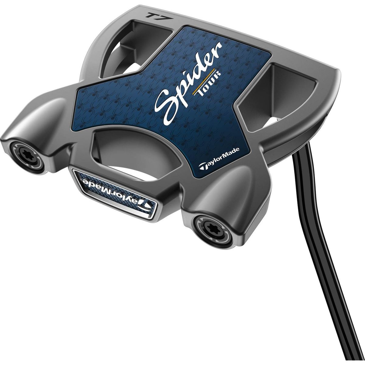 Taylormade Spider Tour Double Bend Neck Putter - Børstet Stål - Venstre - Str. 35" - Taylormade Pistol GT 1.0 (2023) 1.0 Hvid/Sort