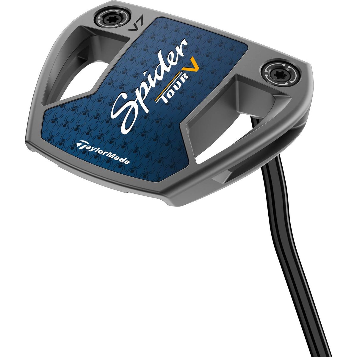 Taylormade Spider Tour V Double Bend Neck Putter - Børstet Stål - Venstre - Str. 35" - Taylormade Pistol GT 1.0 (2023) 1.0 Hvid/Sort