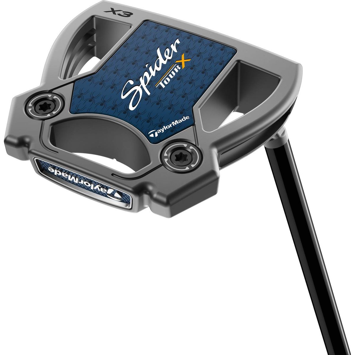 Taylormade Spider Tour X Slant Neck Putter - Børstet Stål - Højre - Str. 35" - Taylormade Pistol GT 1.0 (2023) 1.0 Hvid/Sort