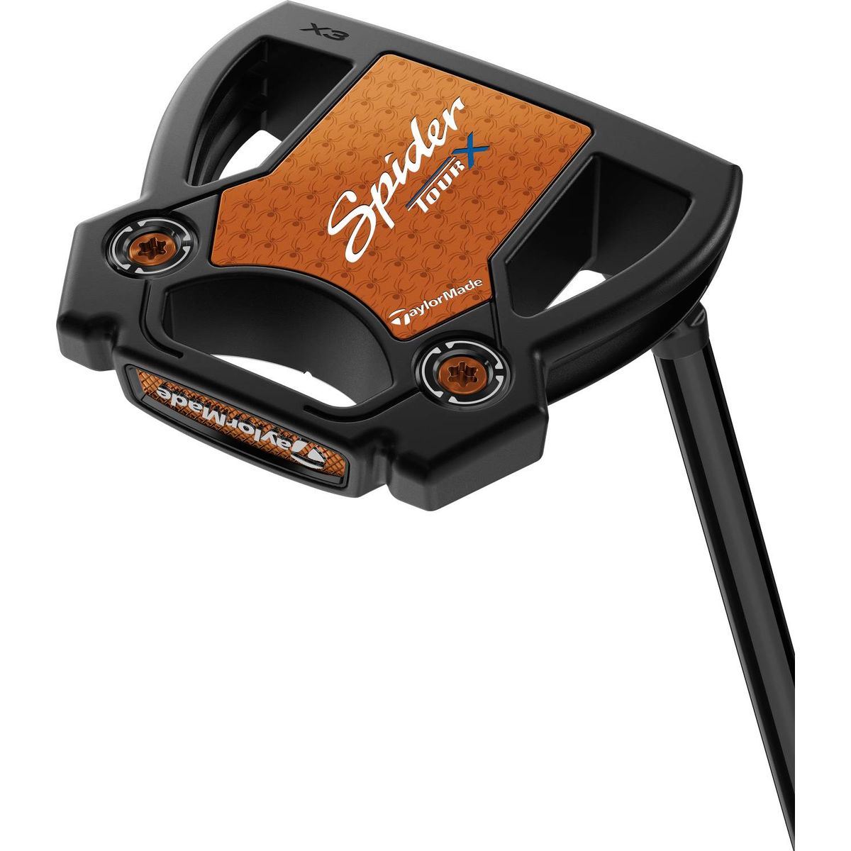 Taylormade Spider Tour X Slant Neck Putter - Sort/Kobber - Højre - Str. 34" - Taylormade Pistol GT 1.0 (2025) 1.0 Black/Copper