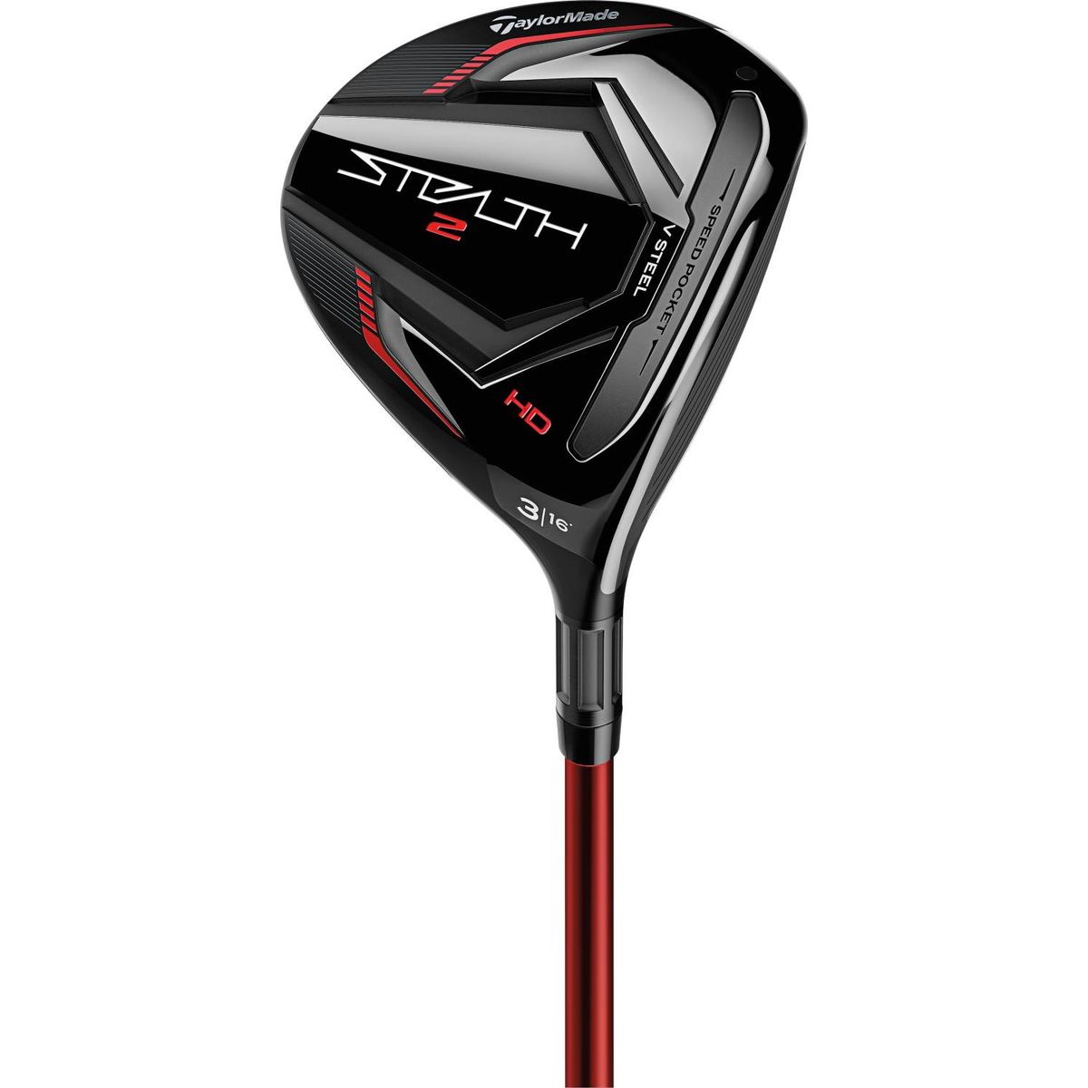 Taylormade Stealth 2 HD Herre Fairwaykølle - Sort - Højre - 19.0° (5 Kølle) - Fujikura Speeder NX Red 60 Senior Grafit