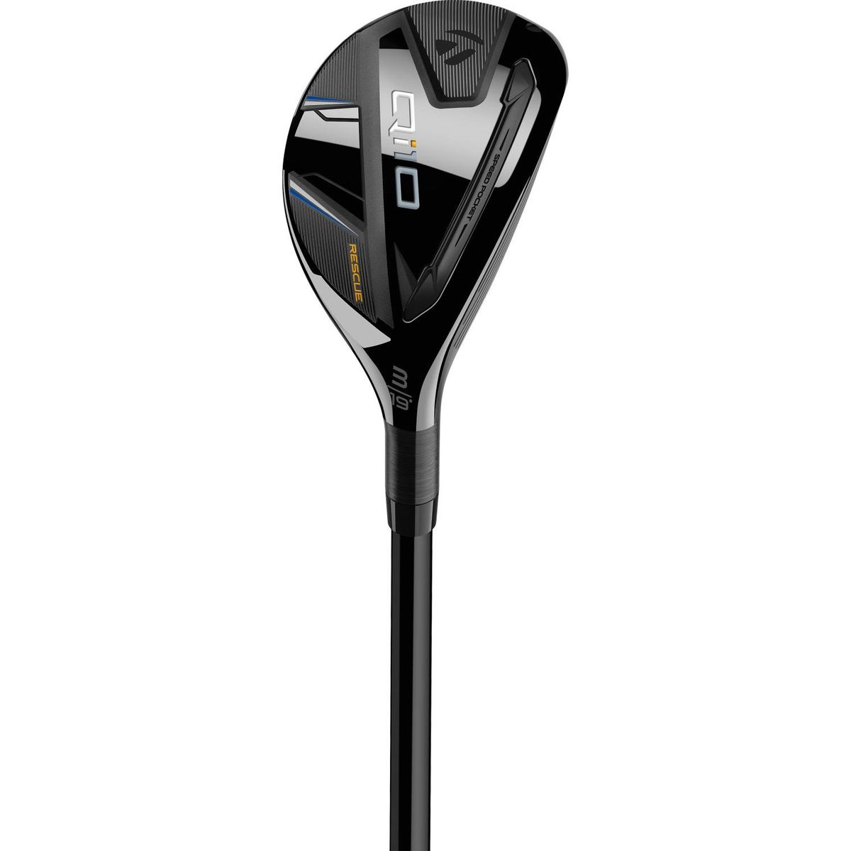 Taylormade Qi10 Herre Hybridkølle - Sort/Blå - Højre - 31.0° (7 Kølle) - Fujikura Ventus TR Blue 5 Senior Grafit