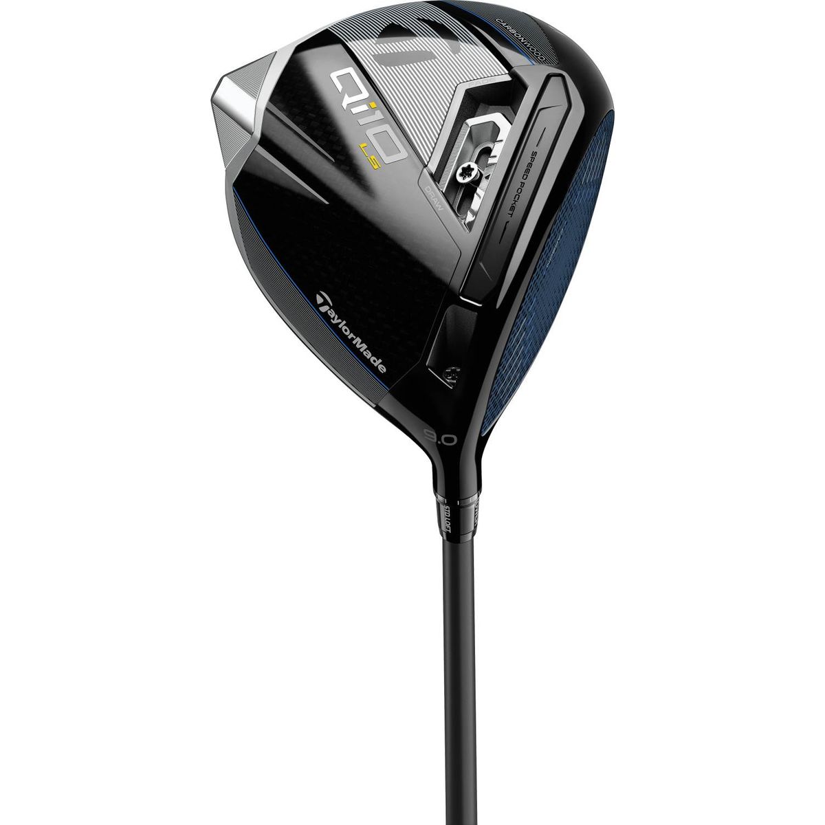 Taylormade Qi10 LS Herre Driver - Sort/Blå - Højre - 9.0° - Mitsubishi Chemical Tensei AV Limited Black 60 X-Stiff Grafit