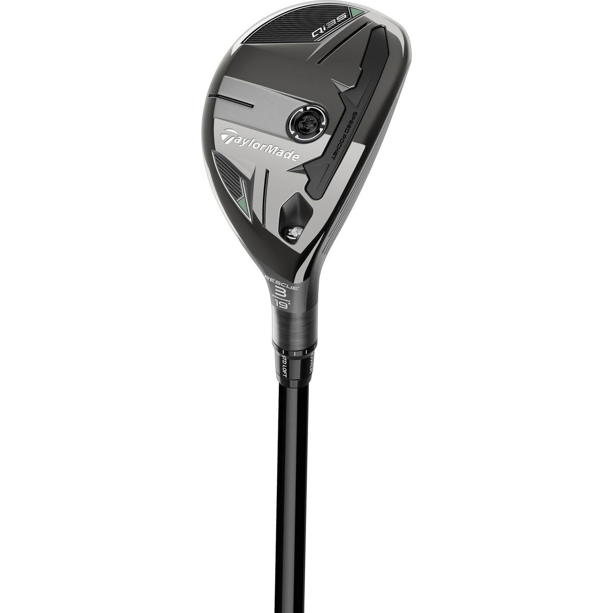 Taylormade Qi35 Herre Hybridkølle - Silver - Højre - 19.0° (3 Kølle) - Mitsubishi Chemical Kai´li Blue Dark Waves HB 85 Stiff Grafit