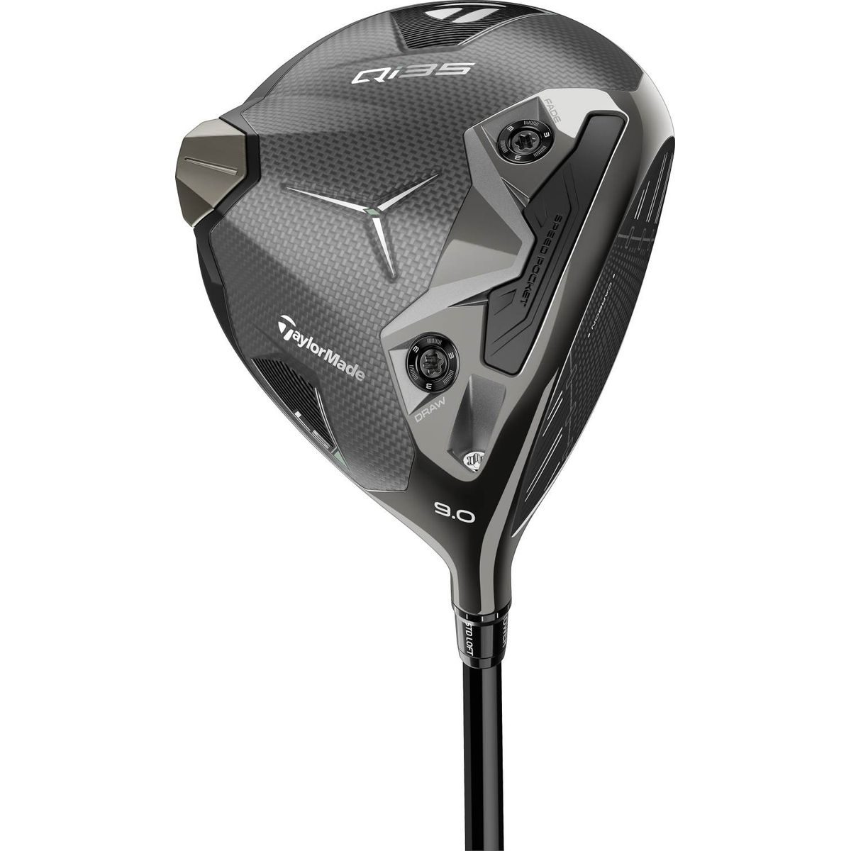 Taylormade Qi35 LS Herre Driver - Silver - Højre - 9.0° - Mitsubishi Chemical Kai´li Blue CB Dark Waves 60 Stiff Grafit