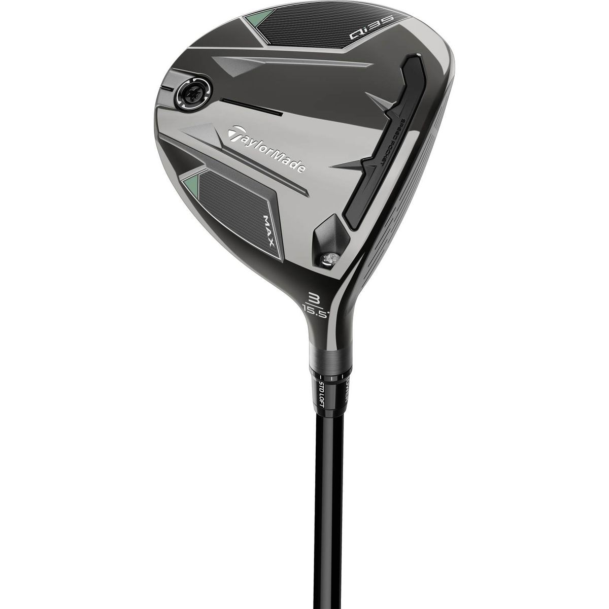 Taylormade Qi35 Max Herre Fairwaykølle - Silver - Højre - 18.5° (5 Kølle) - Fujikura Airspeeder Senior Grafit