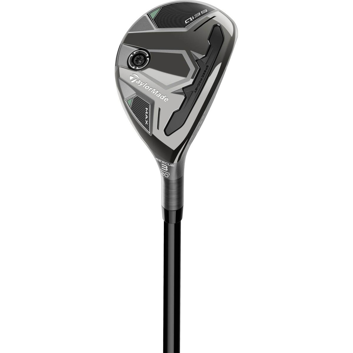 Taylormade Qi35 Max Herre Hybridkølle - Silver - Højre - 35.0° (7 Kølle) - Fujikura Airspeeder HB 50 Senior Grafit