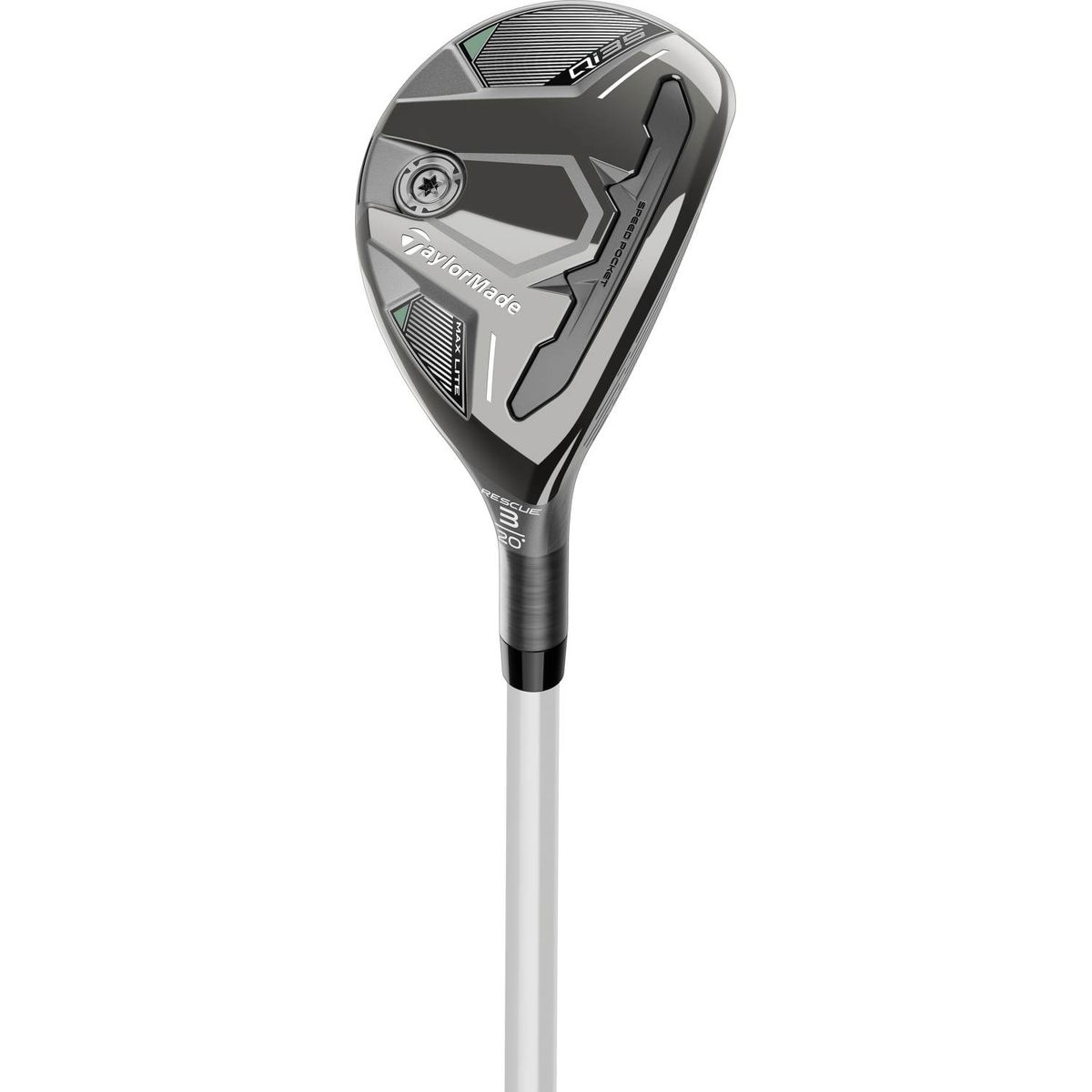 Taylormade Qi35 Max Lite Dame Hybridkølle - Silver - Højre - 27.0° (5 Kølle) - Fujikura Airspeeder 40 Dame Grafit