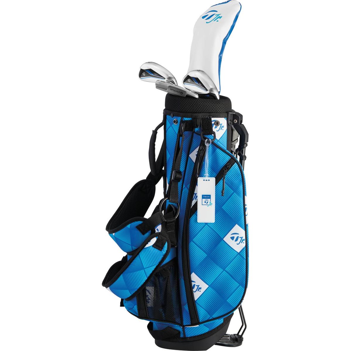 Taylormade Team Junior Junior Golfsæt - Blue/White - Venstre - FW, 7, W, Putter - Taylormade Team Junior Junior Grafit