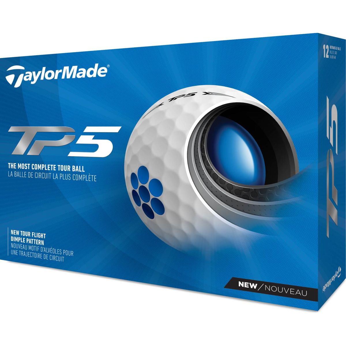 Taylormade TP5 (2021) Golfbolde - Hvid