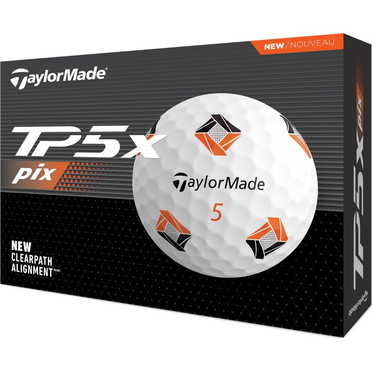 Taylormade TP5x pix 3.0 (2024) Golfbolde - Hvid