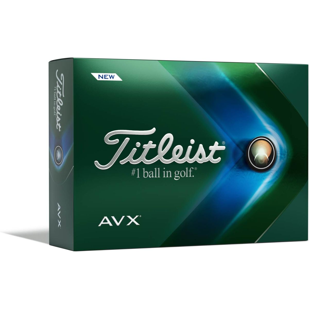 Titleist AVX (2022) Logobolde - Hvid