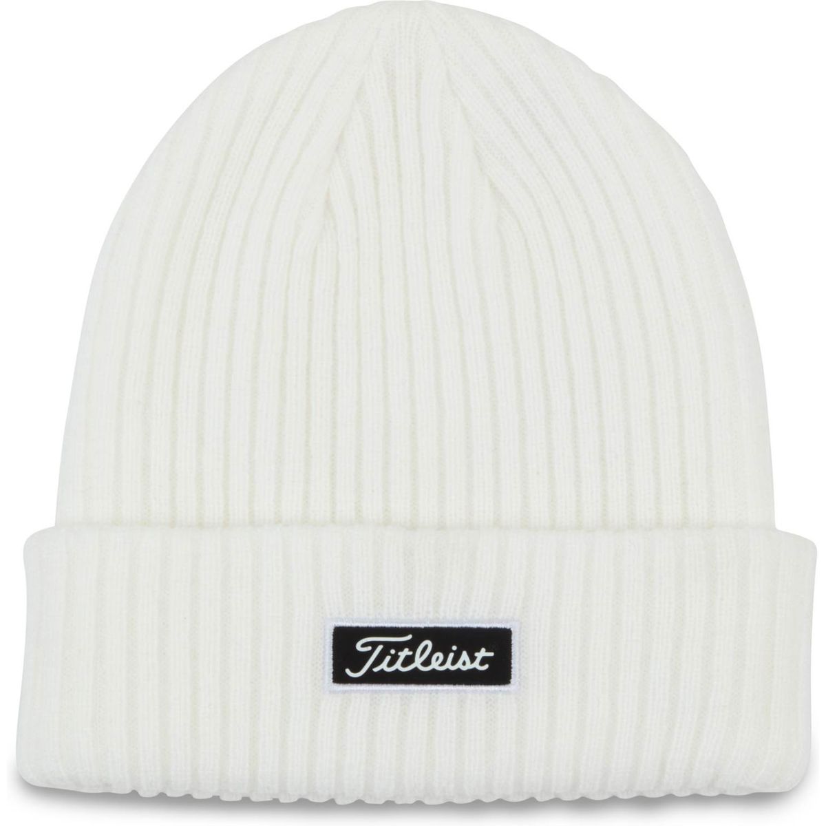 Titleist Charleston Cuff Knit Herre Hue - White/Black - Str. Onesize