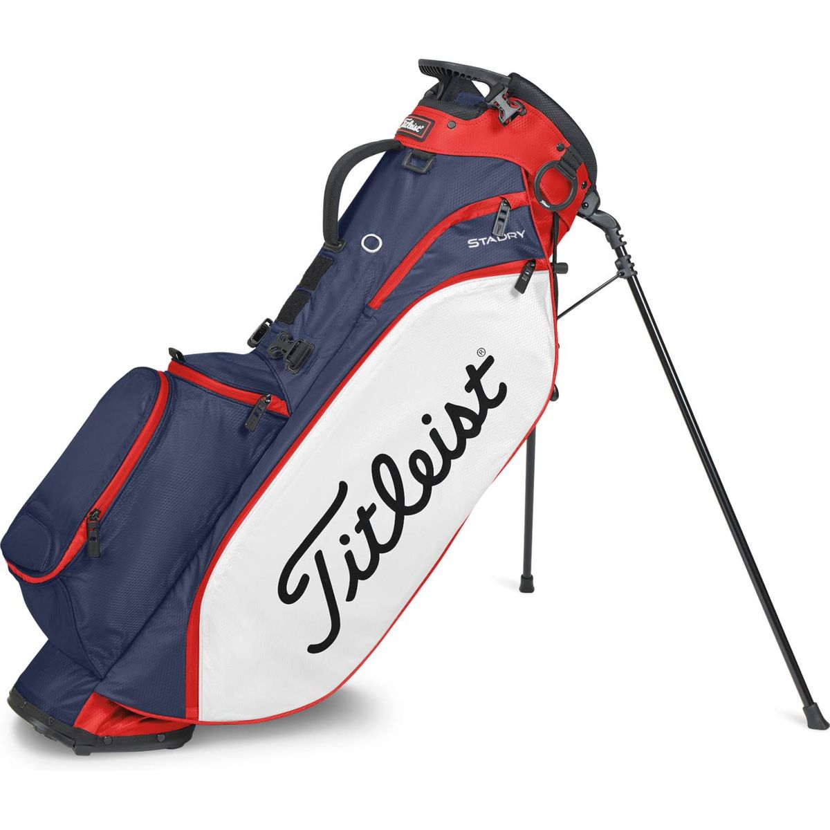 Titleist Players 4 StayDry Vandtæt Bærebag - Nvy/Wht/Red