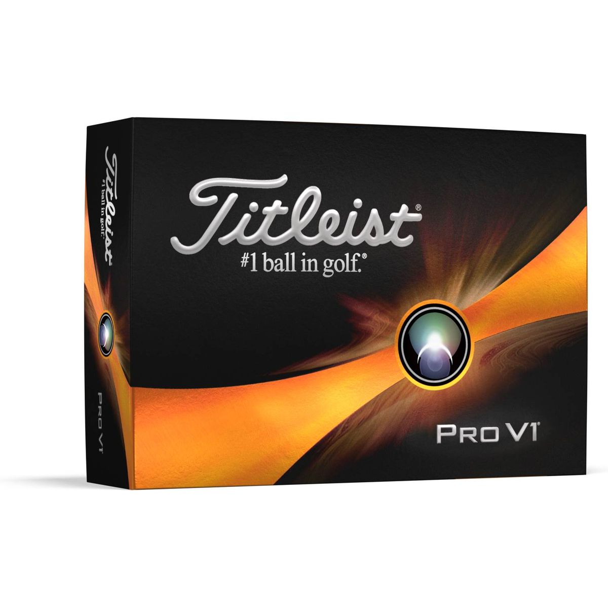 Titleist Pro V1 (2023) Logobolde - Hvid