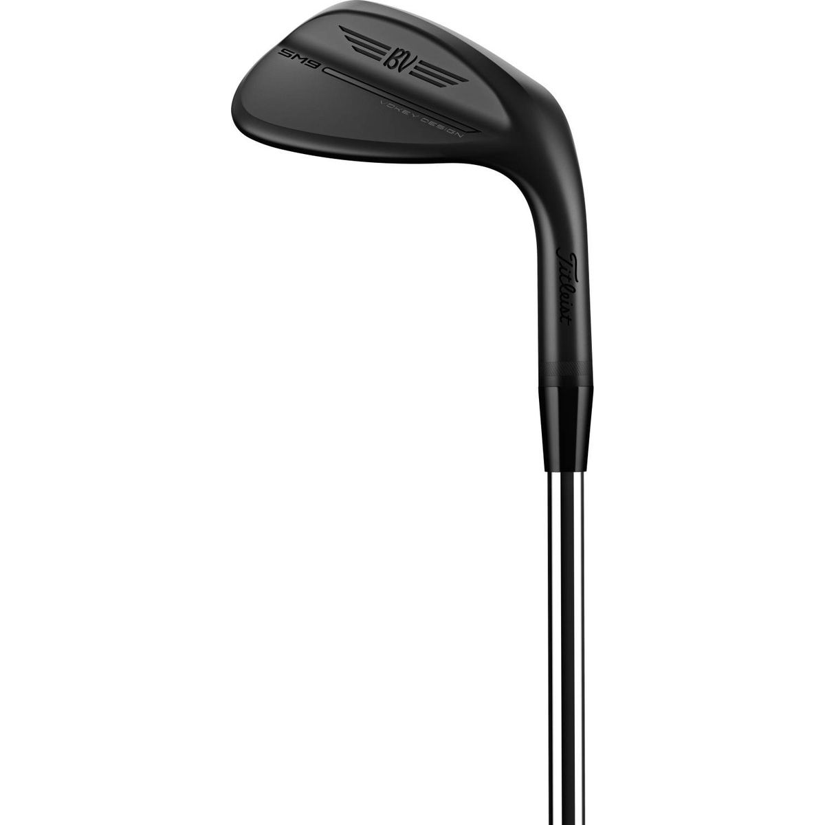 Titleist SM9 Vokey Lob Wedge - Jet Black - Højre - 58.0° / 08° / M - True Temper Dynamic Gold Stiff S200 Stål