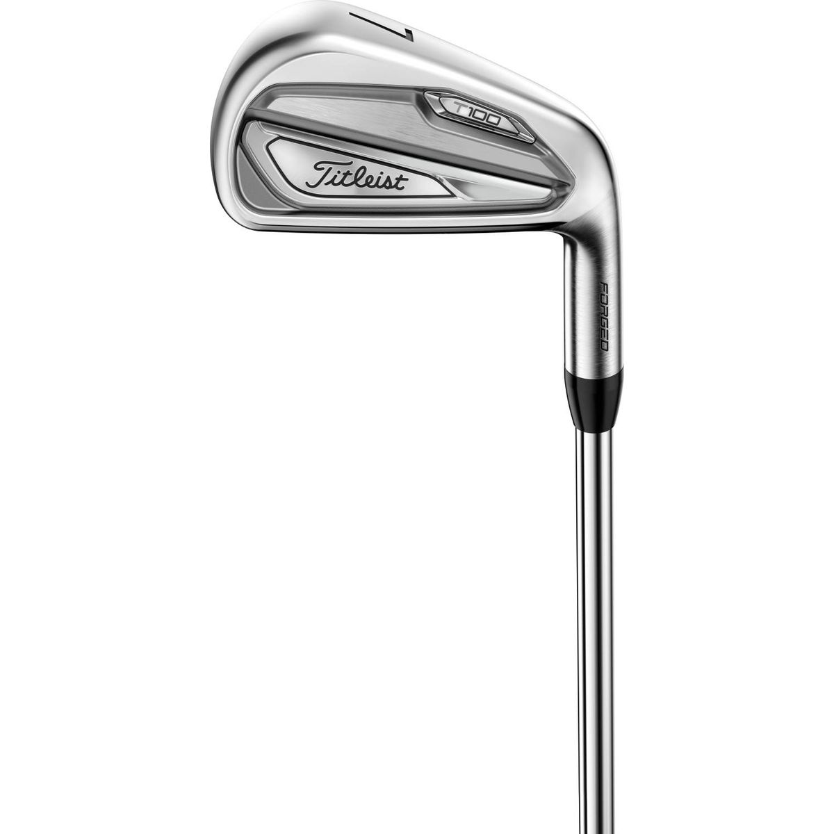 Titleist T100 (2021) Herre Jernsæt - Chrome - Højre - 4-9, PW - True Temper Dynamic Gold AMT Tour White Regular R300 Stål