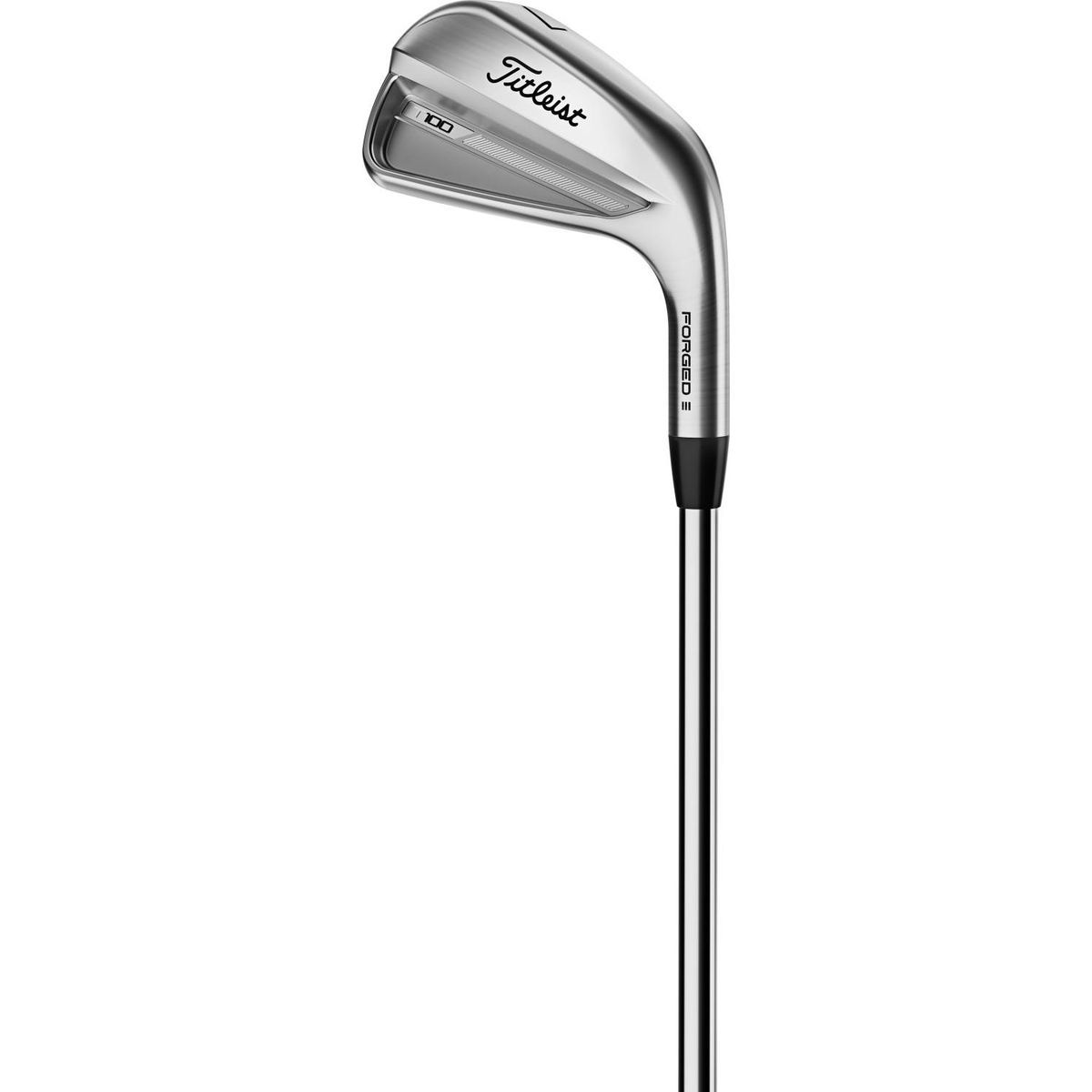 Titleist T100 (2023) Herre Jernsæt - Chrome - Venstre - 4-9, PW - True Temper Dynamic Gold AMT Tour White Stiff S300 Stål