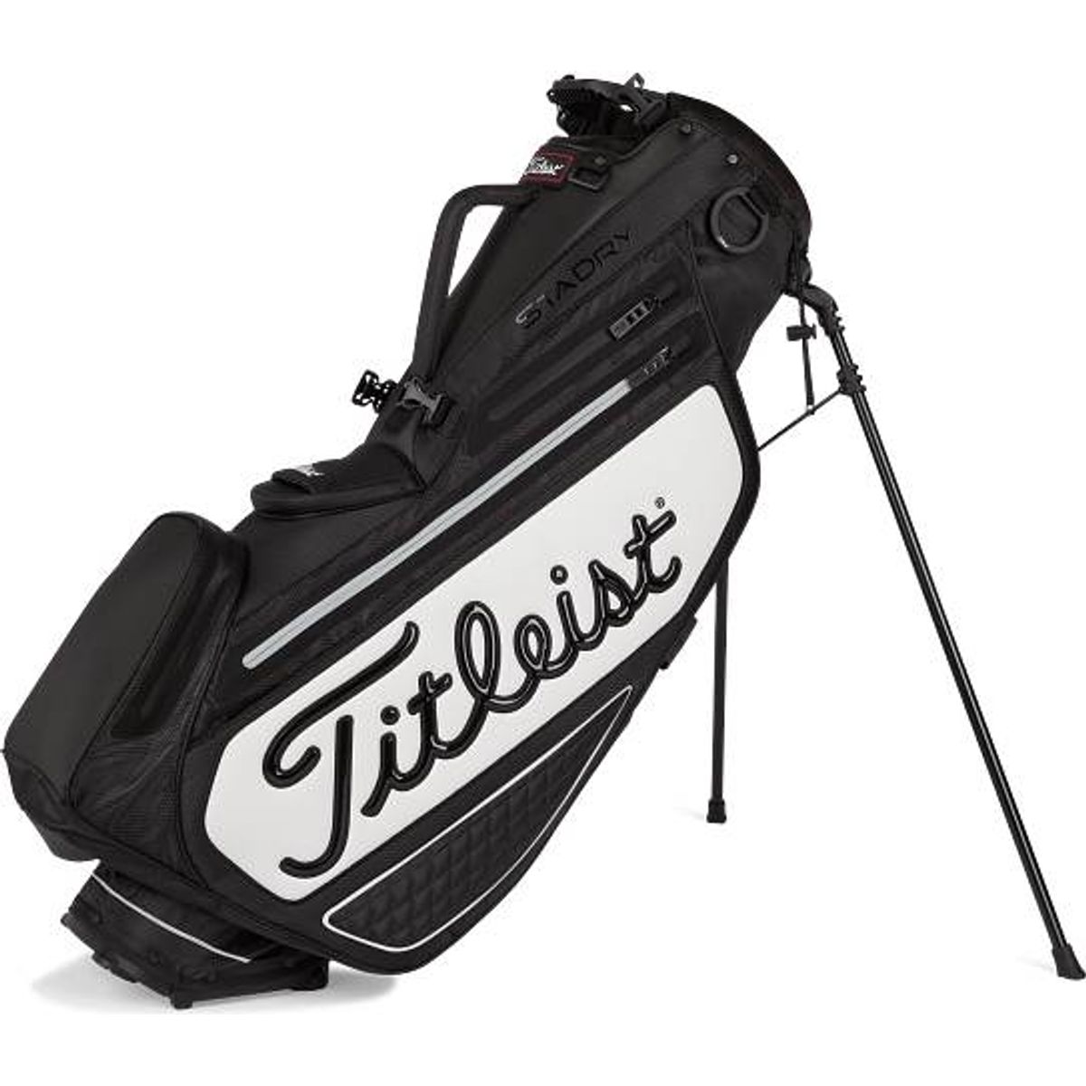 Titleist Tour Series Premium Stand StaDry Vandtæt Bærebag - Black/White