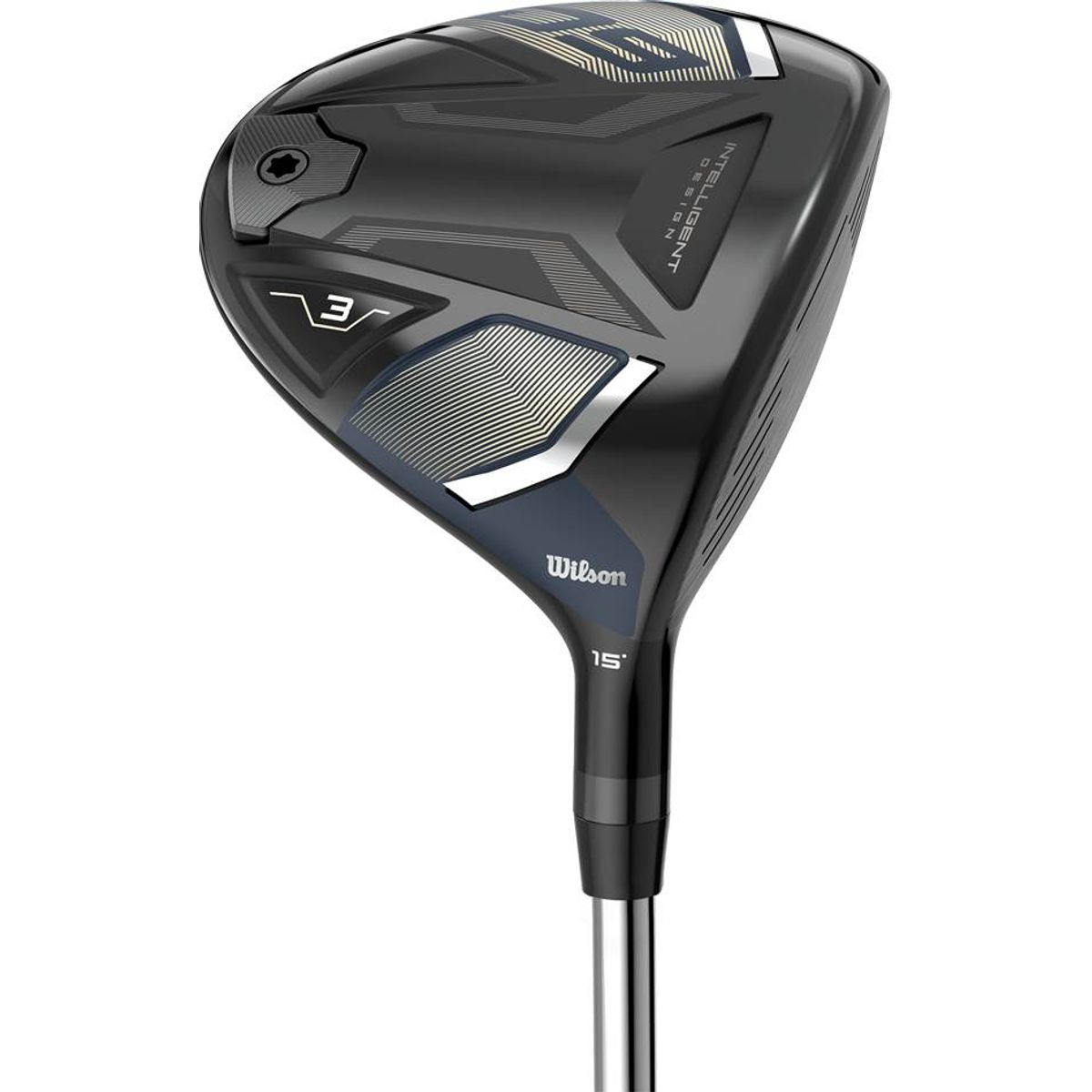 Wilson Staff D9 Herre Fairwaykølle - Sort - Højre - 18.0° (5 Kølle) - Mitsubishi Chemical Tensei CK Blue 50 Regular Grafit