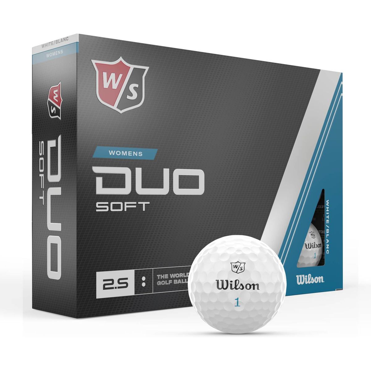 Wilson Staff Duo Soft (2023) Dame Golfbolde - Hvid