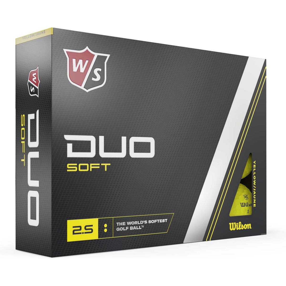 Wilson Staff Duo Soft (2023) Golfbolde - Gul