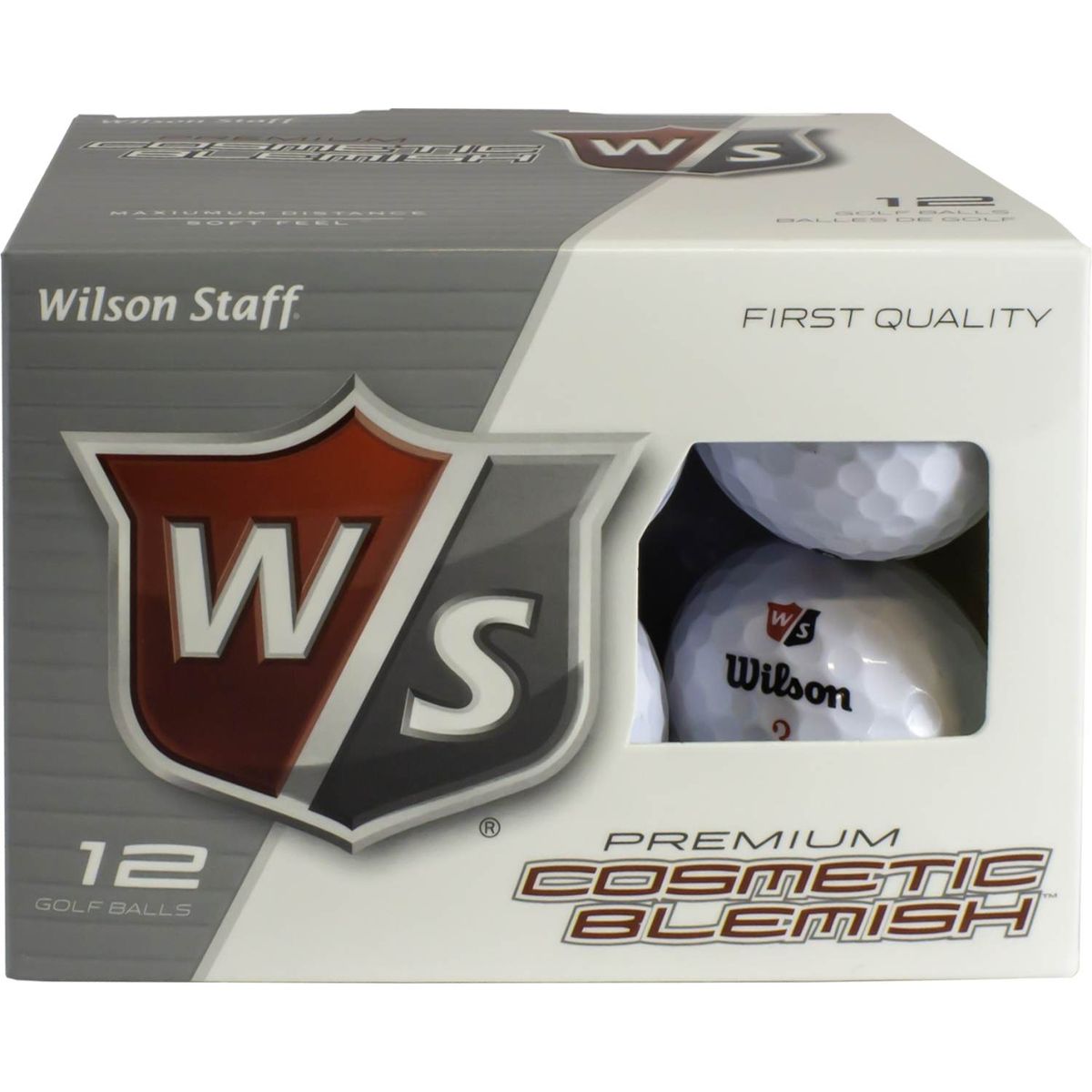 Wilson Staff Duo Soft Cosmetic Blemish Golfbolde - Hvid