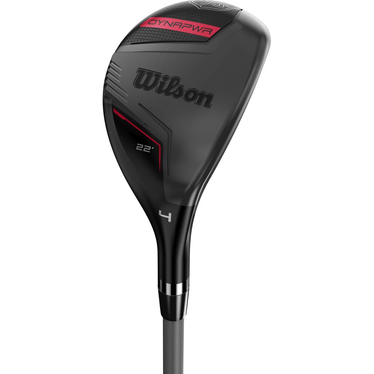 Wilson Staff DYNAPWR Herre Hybridkølle - Sort - Venstre - 22.0° - True Temper Project X - HZRDUS Smoke Red RDX 70 Regular 5.5 Grafit