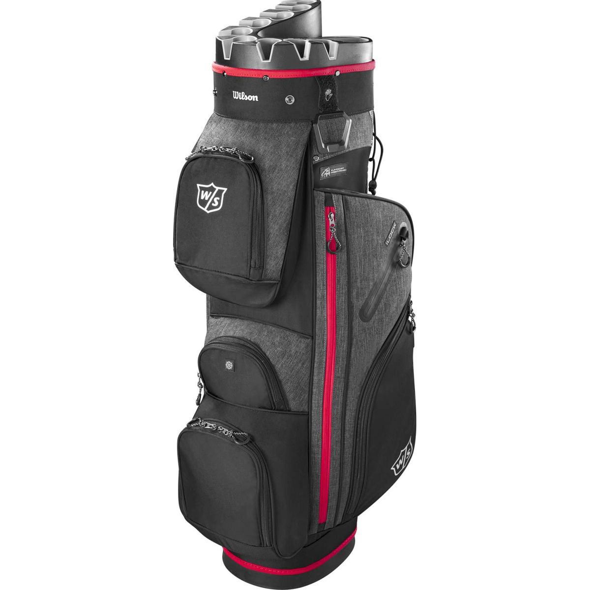 Wilson Staff I-Lock 3 Vognbag - Black/Red