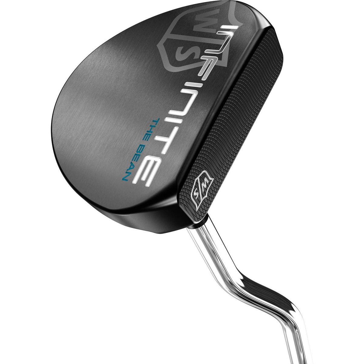 Wilson Staff Infinite The Bean Single Bend Neck Dame Putter - Sort - Højre - Str. 33" - Wilson Staff COUNTERBALANCED (2022) Oversize Lyseblå/Hvid