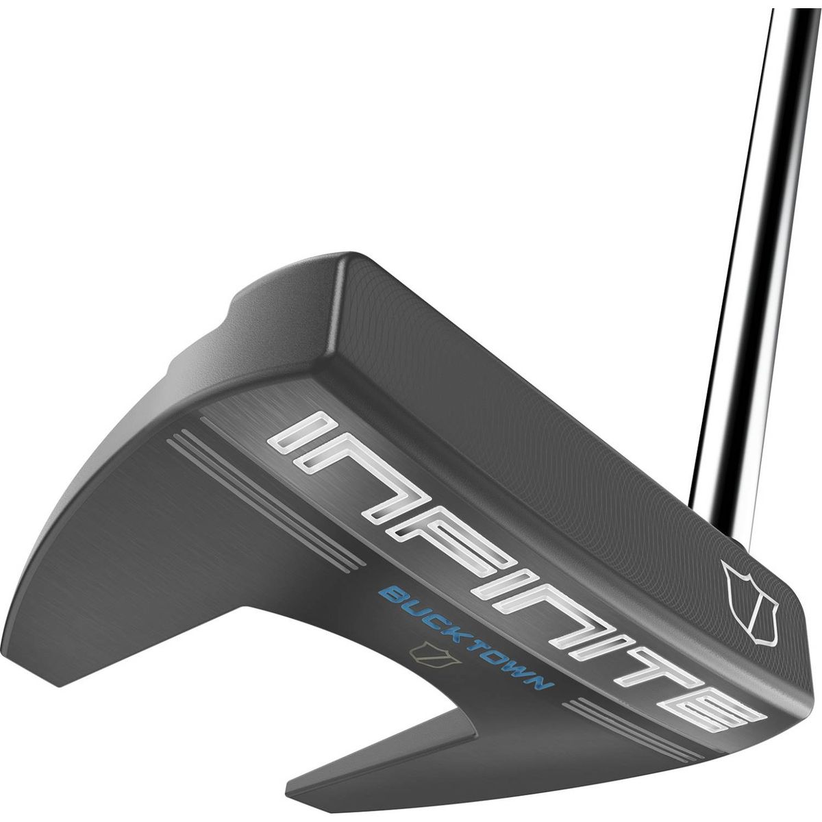 Wilson Staff Infinite Bucktown (2024) Double Bend Neck Dame Putter - Sort - Højre - Str. 33" - Wilson Staff COUNTERBALANCED (2022) Oversize Lyseblå/Hvid